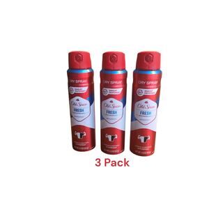 3 PACK - Old Spice Antiperspirant Deodorant Invisible Dry Spray FRESH 4.3 oz